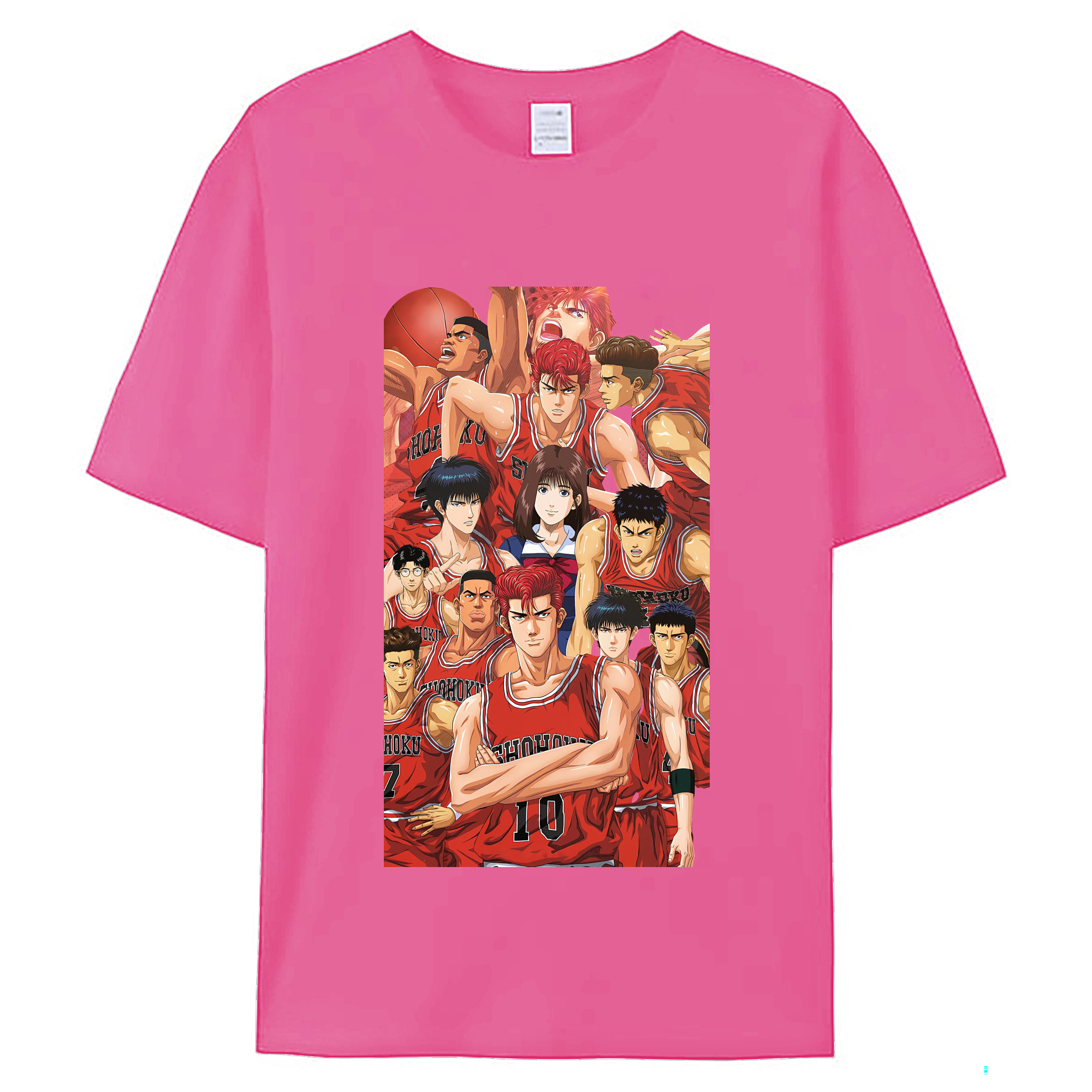 （画像用） SLAM DUNK／スラムダンク レディースカジュアルプリントTシャツ（綿100％）